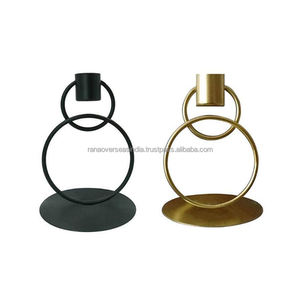 Bougeoir en fer le plus vendu avec anneau idéal pour la décoration de mariage et de fête à un prix raisonnable auprès d'un fournisseur de confiance - Product Image 5