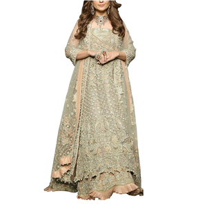 Robes de mariée de créateur avec des détails en dentelle faits à la main, motifs floraux, jupes longues et style de couture élégant pour mariage - Product Image 1