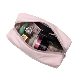 Pochette cosmétique ronde en polyester durable, sac de rangement pour articles de beauté, pour la maison et les articles de toilette - Product Image 2