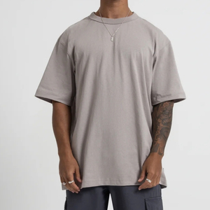 Camisetas de Hombre de Alta Moda, Transpirables, 100% Algodón Tejido, Estilo Casual Urbano, Cuello Redondo, Manga Corta, Verano, Personalizadas, Tallas Grandes - Product Image 4