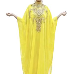 Farasha caftan de Dubaï beau caftan rouge caftan traditionnel musulman perles en pierre travail à la main caftan design marocain caftan2024 - Product Image 1