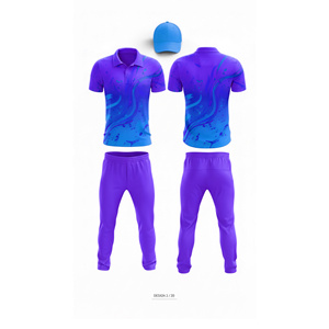 Breathable Polyester Sublimation <b>Cricket</b> Uniform Custom | Men Women Youth <b>Cricket</b> Wears Polo Shirt and Trouser Full Team Outfit - Product Image 3