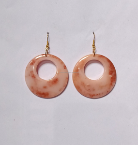 Pendientes de Aro de Resina Epoxi Clásicos de Moda para Mujer, Joyería de Moda Única para Aniversario, Producto Más Vendido - Product Image 6