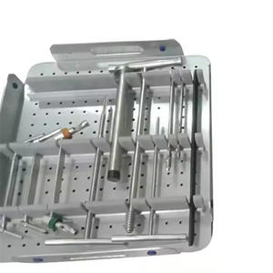 ชุดเครื่องมือผ่าตัดกระดูก DHS DCS ของเยอรมัน ทำจากสแตนเลส รุ่น DC-PK-0055 จำนวน 27 ชิ้น พร้อมสกรูแบบมีรูตรงกลางขนาด 6.5 มม. บรรจุในกล่องอลูมิเนียม - Product Image 5