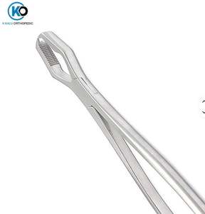 Pinzas de reducción de falanges dentadas de acero inoxidable, instrumentos quirúrgicos ortopédicos manuales para sujeción ósea - Product Image 1