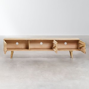 เฟอร์นิเจอร์ทีวี วานดานา อารีออน โนวา ขนาด 200x40 ซม. ทำจากไม้มะม่วงจาราลสัน - Product Image 4