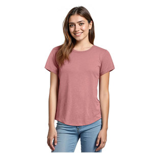 Camiseta de Mujer 100% Algodón, Transpirable, Tejida, Talla Única, con Diseño Gráfico Personalizado, Cuello Redondo Deportivo - Product Image 1