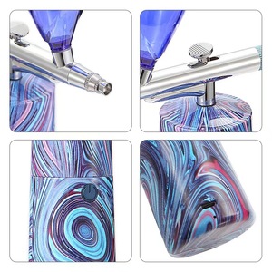 Kit Profesional de Aerógrafo para Maquillaje Facial con Compresor, Tinta Líquida para Cejas, Plantilla para Tatuajes, Pintura para Uñas - Product Image 2