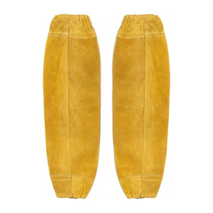 JNM SAFETY - Mangas Protectoras de Soldadura Resistentes al Fuego, de Piel de Vacuno, Protección Europea para Brazos, Unisex, Seguridad Industrial, Uso Pesado - Product Image 1