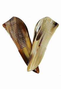 Best Quality Custom Logo Eco-Friendly Modern Design Angel Buffalo Horn Lice Comb Natural Horn Hair Care <b>Tool</b> <b>Waterproof</b> Handmade - Product Image 2