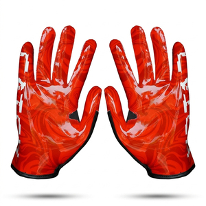 Guantes de Fútbol Americano para Receptor, Diseño de Agarre Personalizado, Color Personalizado, Guantes Deportivos - Product Image 6