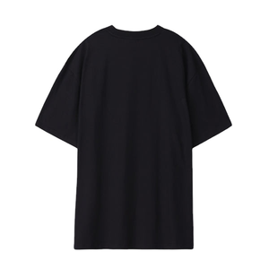T-shirt en coton 100 % tricoté à manches courtes pour homme, coupe classique, col rond, couleur unie, léger, 220 g, teint uni - Product Image 1