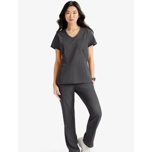 Custom Made Women Nursing <b>Scrubs</b> Uniforms 2026 Stylish Short Sleeve Medical <b>Scrubs</b> <b>Sets</b> Female Athletic Medical Uniform - Product Image 4