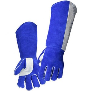 Heat Electric Resistance Welding Gloves Cheap Working Personalized Comfortable Leather Cut Resistance Tig Welding Gloves - Product Image 4