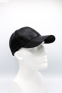 High Quailty 100% Genuine Other Leather Baseball <b>Cap</b> Unisex Premium Canvas Fabric Finish Common Custom Golf <b>Hat</b> - Product Image 4