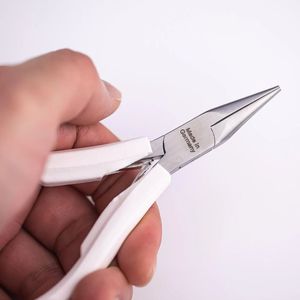 Professional <b>Needle</b> Nose Jewelry Pliers Stainless Steel Precision <b>Beading</b> Hand Tool for Jewelry Making and Repair - Product Image 2