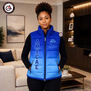 Nouveauté 2024, veste matelassée imperméable Zeta Amicae avec logo personnalisé, respirante, coupe-vent, broderie 3D, vente chaude - Product Image 4
