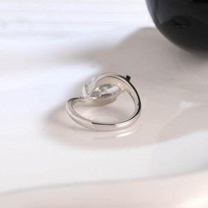Moissanite 2CT Marquise Cut Diamond Crossover Band <b>Ring</b> original 925 Silver for Engagement Party Jewelry For Girlfriends - Product Image 5