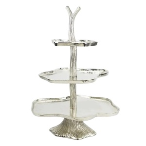 3 Tier Metal Cake <b>Stand</b> <b>Cupcake</b> <b>Stand</b> Tea Party Pastry Serving Platter in Gift Box Round Cake <b>Stands</b> for Wedding Serving Usage - Product Image 1