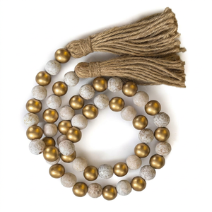Guirnalda de Cuentas Hecha a Mano al por Mayor, Guirnalda de Cuentas Personalizada, Decoración Boho para el Hogar, Decoración Rústica para Casa de Campo, Proveedor OEM ODM al por Mayor - Product Image 3