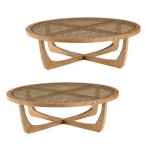 Living Room Coffee Table Round Shape Home Furniture Teak Wood Materials Manufacturing In Indonesia - Product Image 6