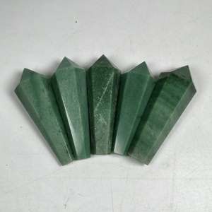 Cristaux de guérison naturels de haute qualité, pierre pointue en aventurine verte, idéale pour la décoration intérieure - Product Image 6