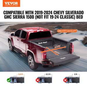Copertura Avvolgibile per Cassone Pick-up Compatibile con Chevy Silverado GMC Sierra 1500 2019-2024 (Esclusi i modelli 19-24) - Product Image 2