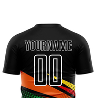 Jersey Sepak Bola Custom Sublimasi Berkualitas Tinggi Bahan 100% Poliester Dibuat Untuk Unisex