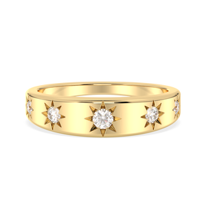 Anillo de compromiso REYES personalizado de oro sólido de 14K con moissanita certificada por GRA para mujer, regalos de boda de lujo, joyería fina. - Product Image 6