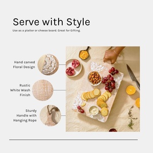 Elegante Tabla de Cortar de Madera de Abedul con Diseño de Cítricos Impreso a Mano, Acabado Liso, Ligera, Duradera y Segura para Alimentos - Product Image 4
