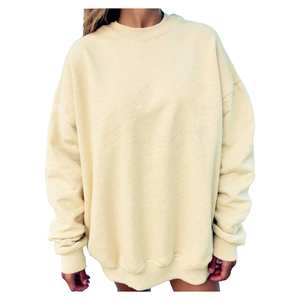 Ropa Casual de Invierno, Sudadera de Cuello Alto Oversize, Estilo Urbano, 100% Algodón, Felpa Ligera y Transpirable, Personalizable con Logotipo, Fabricación OEM - Product Image 4