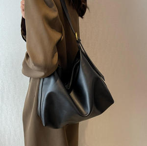 Sacs de soirée bandoulière pour femme en cuir PU original, collection Printemps-Été 2026, sacs seau pour femme - Product Image 1