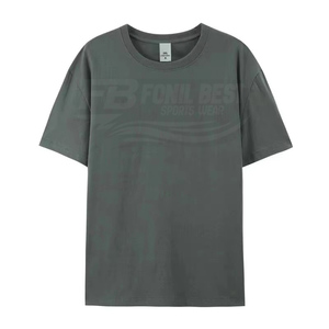 T-shirts professionnels d'été personnalisables, T-shirt vierge coupe classique, 180 grammes, blanc décontracté, 100% polyester, pour hommes - Product Image 3