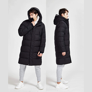 New Custom Front Logo Winter <b>Long</b> Puffer Jacket Breathable Warm <b>Coat</b> Most Popular Customized <b>Men</b> Puffer Jacket - Product Image 5