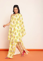 Jupe longue fendue florale pour femme, taille haute, fluide, coupe trapèze, élégante, pour l'été, décontractée, usage quotidien, plage, vacances, style urbain, pour dames