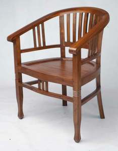 Chaise en bois robuste pour la décoration intérieure, fabriquée avec des techniques artisanales traditionnelles et des matériaux de qualité supérieure - Product Image 5