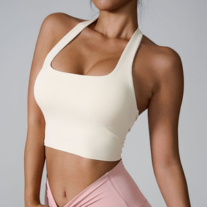 Camiseta sin mangas informal personalizada al por mayor para mujer, top corto de alta calidad para gimnasio y fitness con cuello redondo. - Product Image 4