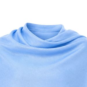 Blue Pashmina <b>Shawl</b> Soft Lightweight Wrap Scarf for Women Evening Party <b>Wedding</b> Travel Casual Wear Fashion Accessory Gift - Product Image 4