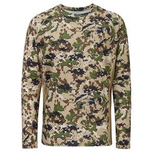 T-shirts camouflage Bottomland à impression numérique par sublimation pour la chasse, la randonnée et la pêche en plein air, respirants - Product Image 6