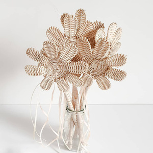 Baguette magique en rotin naturel, jouet d'imitation pour bébés, accessoires de jeu, baguettes de fée pour enfants, meilleures ventes - Product Image 1