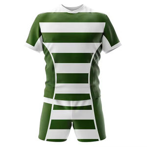 ZESHAN ZAFAR Men's Unique Style Tackle Twill Breathable 100% Polyester Baseball Football Logo Rugby Uniform Anti-Stretch Sports - Product Image 1