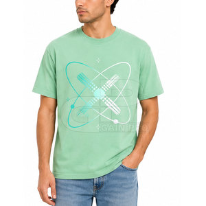 Camiseta con estampado reflectante para hombre, ropa informal de calle, camiseta de algodón de manga corta, ropa de moda moderna de primera calidad para el día a día - Product Image 3
