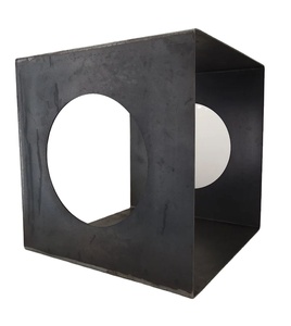 Cube specially handcrafted steel coffee <b>table</b> for kitchen office home restaurant living room garden decoration made in india - Product Image 1