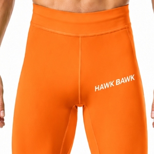 <b>Men</b> Compression <b>Leggings</b> Premium Stretch Breathable QuickDry Support Performance Soft Lightweight Polyester/Cotton Elastic Waist - Product Image 4