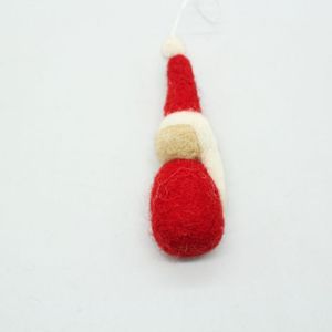 Ornement de barbe de Père Noël en feutre nordique, rustique, charme scandinave, hiver, joyeux Noël, Kriti Craft, en tissu PP/non-tissé, unisexe, 3+ - Product Image 3