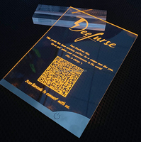 Étiquettes personnalisées numériques en film plastique laminé avec impression UV, logo gravé, cartes d'invitation et de vœux sur mesure