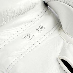 Guantes de Boxeo Blancos Personalizados de la Mejor Calidad 2026, Hechos a Mano con Cuero Genuino Resistente, Tallas Personalizadas - Product Image 3