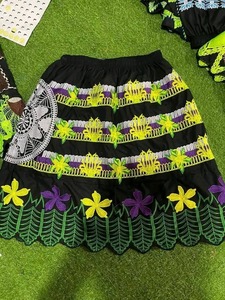 Faldas de Poliéster con Estampado Polinesio, Transpirables, de Alta Calidad, al por Mayor, Color y Talla Personalizables, Tradicionales de las Islas del Pacífico para Mujer - Product Image 3