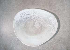 Assiettes à salade et plateaux à pizza modernes de luxe, en résine, forme irrégulière, effet tourbillon, faites à la main, durables, personnalisables, pour la maison et l'hôtellerie, rose - Product Image 5