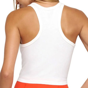 Haut de yoga pour femme avec logo personnalisé, nouveau style, faible MOQ, vêtements de sport, couleur unie - Product Image 4